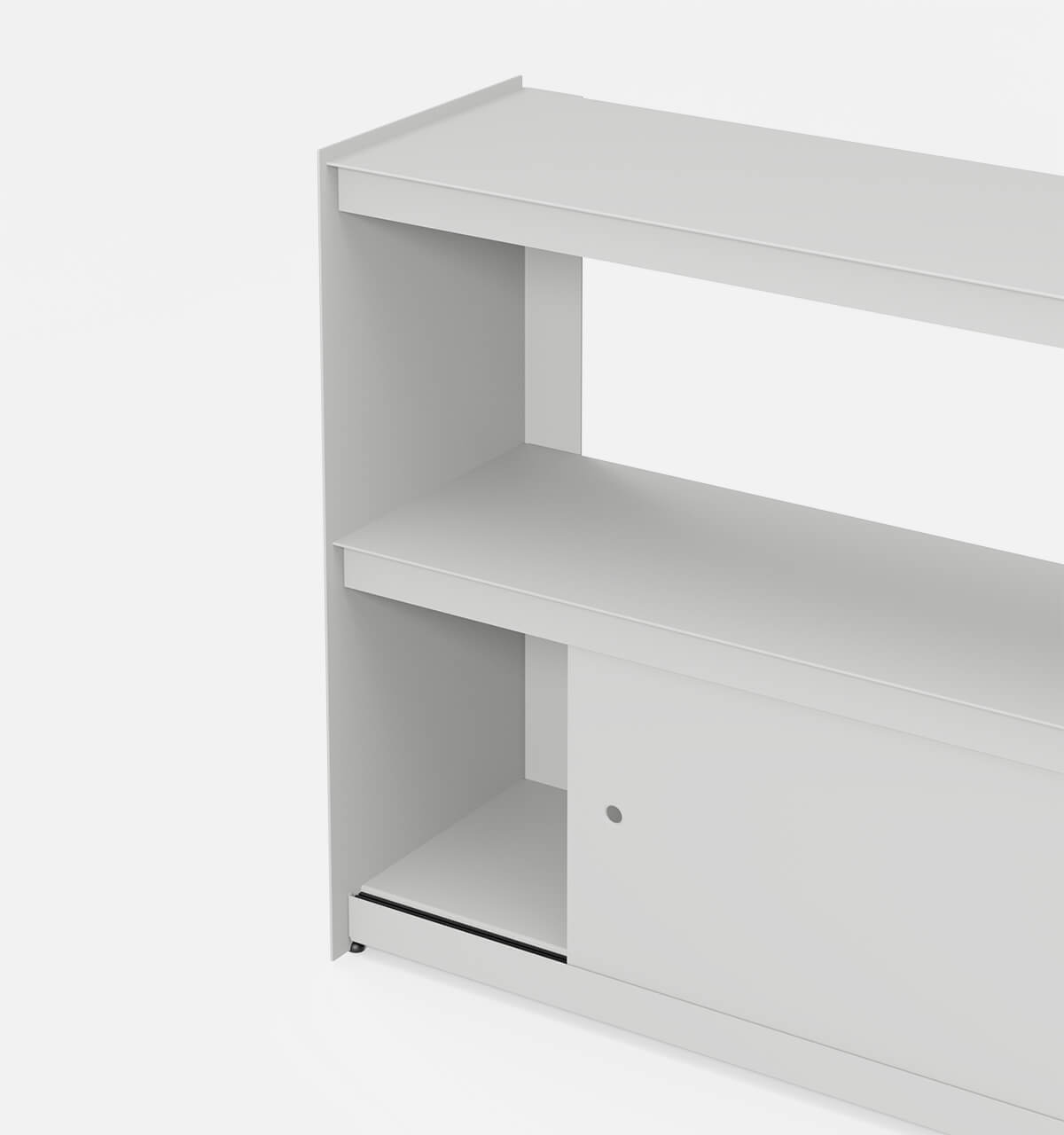 Plié Sideboard 2 Doors 120 cm / 47 in / Light Grey
