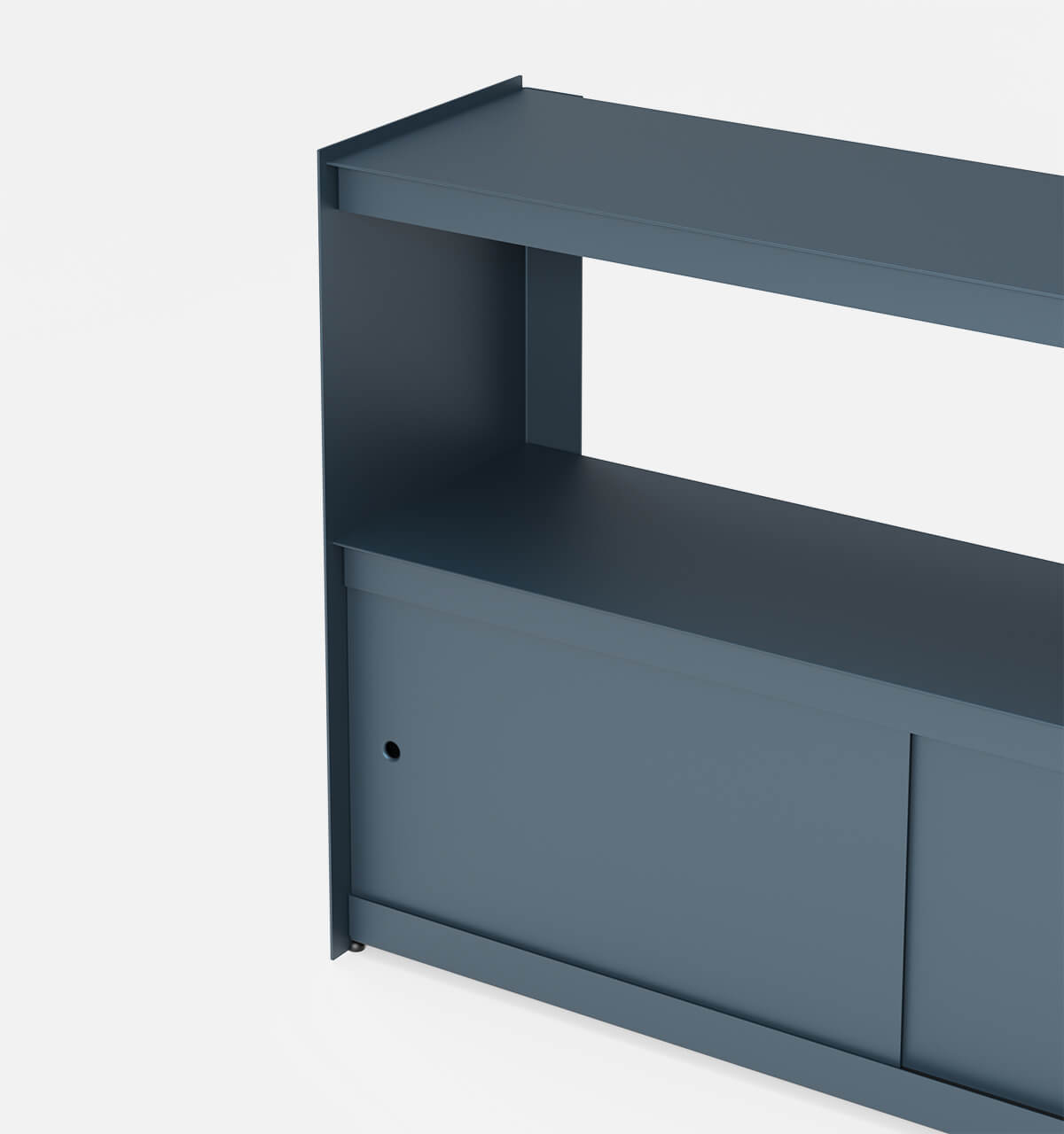 Plié Sideboard 2 Doors 120 cm / 47 in / Midnight Blue