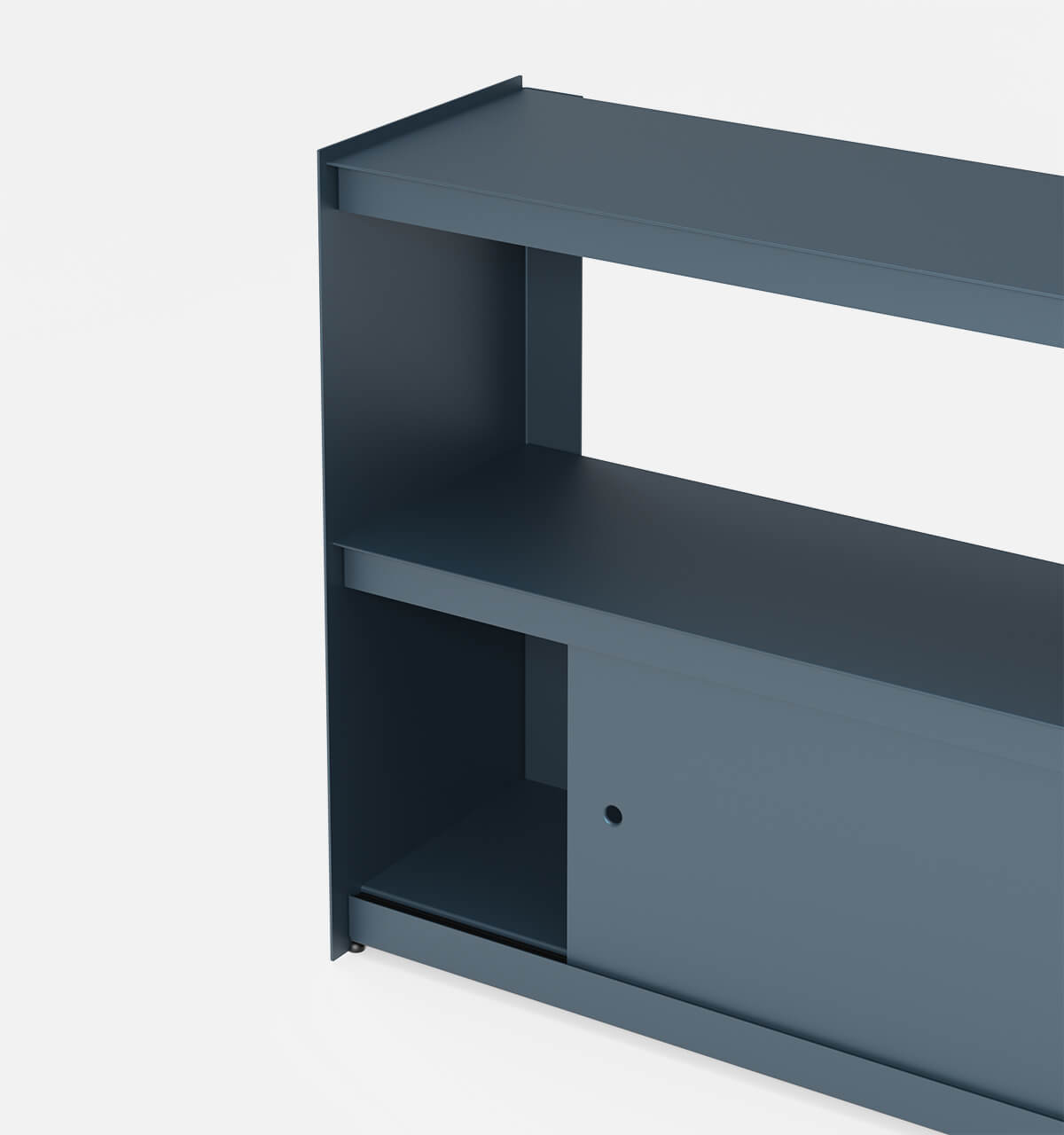 Plié Sideboard 2 Doors 120 cm / 47 in / Midnight Blue