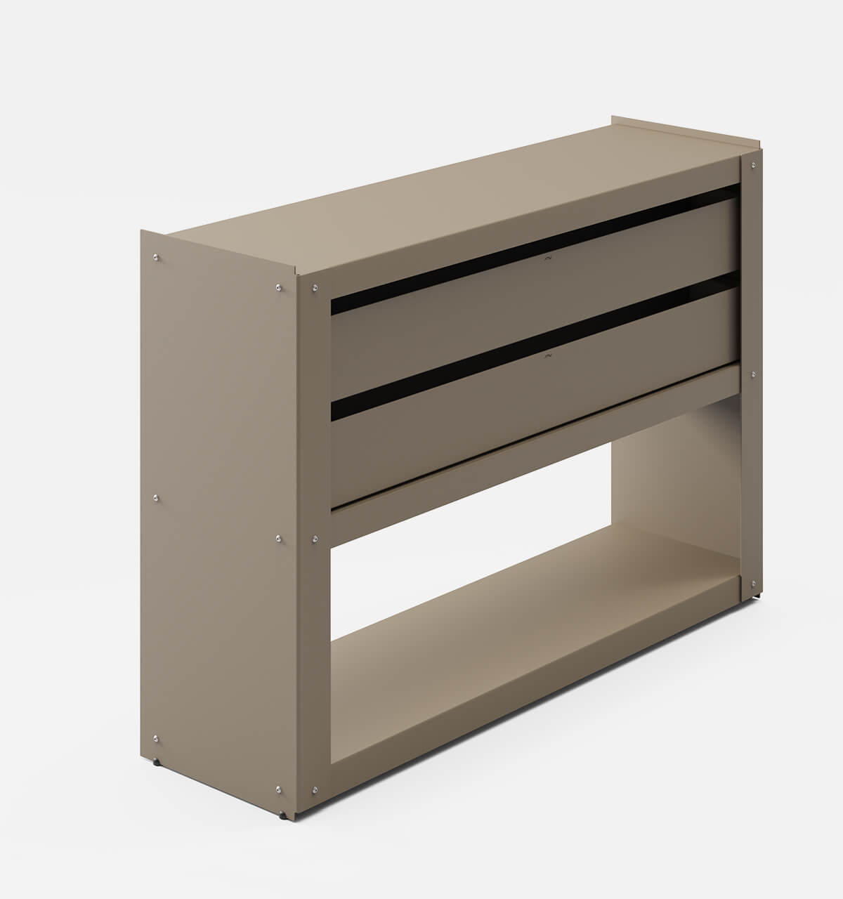 Plié Sideboard 2 Short Drawers 120 cm / 47 in / Beige