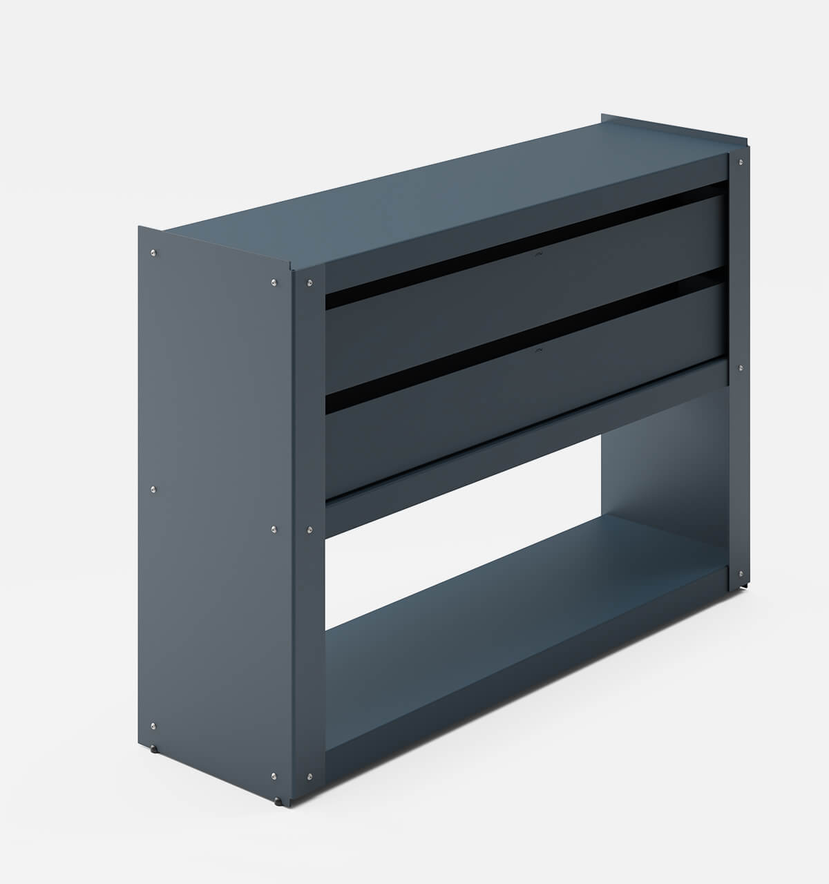 Plié Sideboard 2 Short Drawers 120 cm / 47 in / Midnight Blue