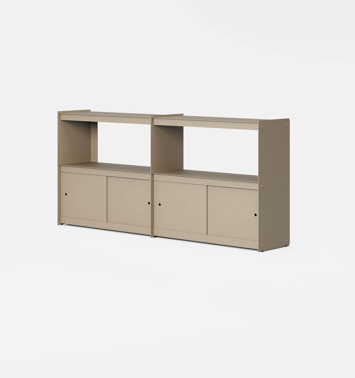 Plié Sideboard Extension 4 Doors 180 cm / 71 in / Beige