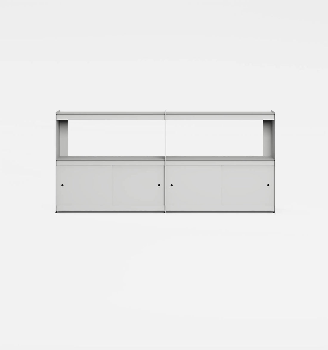 Plié Sideboard Extension 4 Doors 180 cm / 71 in / Light Grey