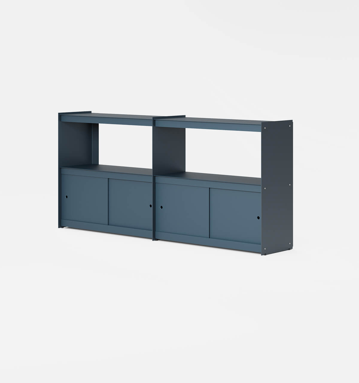 Plié Sideboard Extension 4 Doors 180 cm / 71 in / Midnight Blue