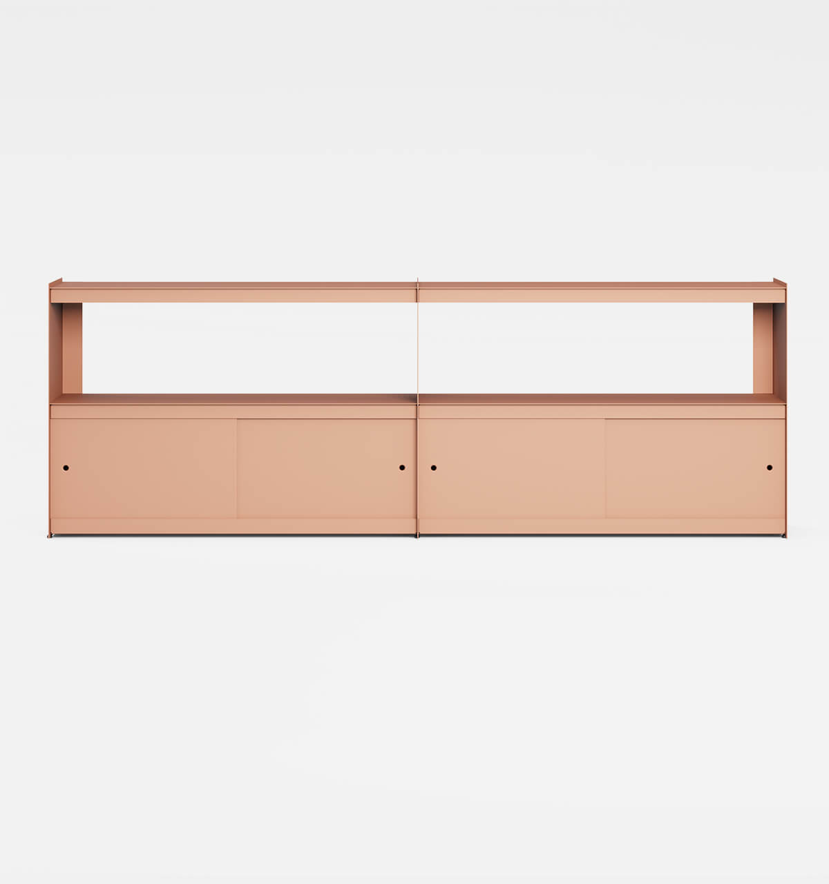 Plié Sideboard Extension 4 Doors 240 cm / 94 in / Coral