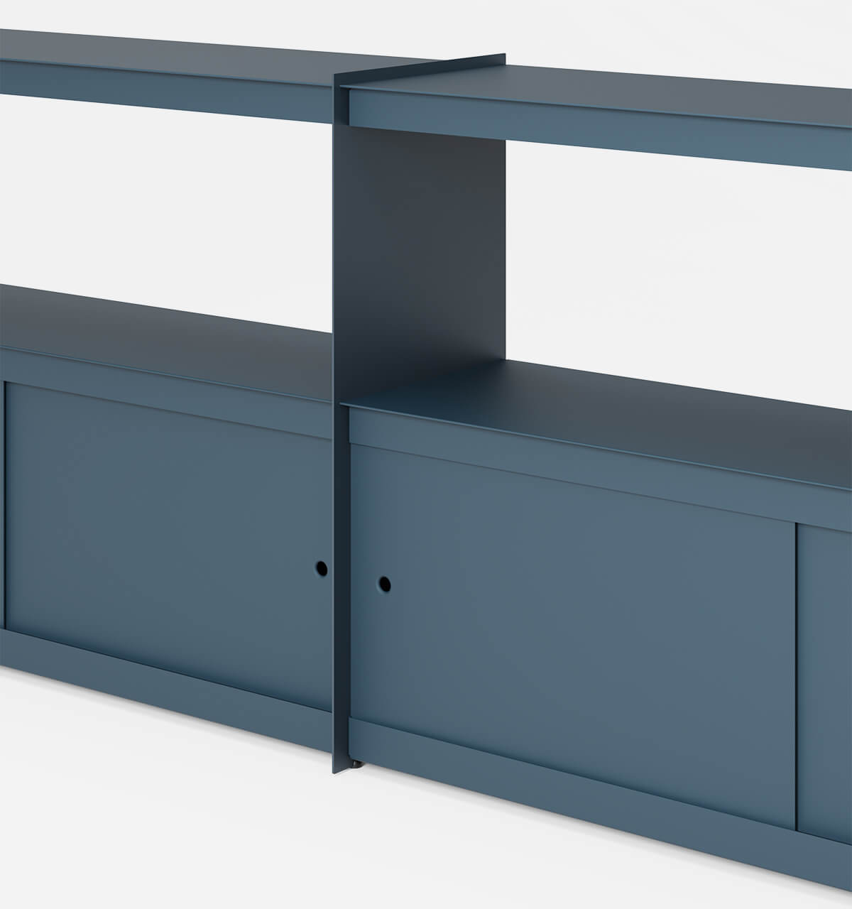Plié Sideboard Extension 4 Doors 240 cm / 94 in / Midnight Blue