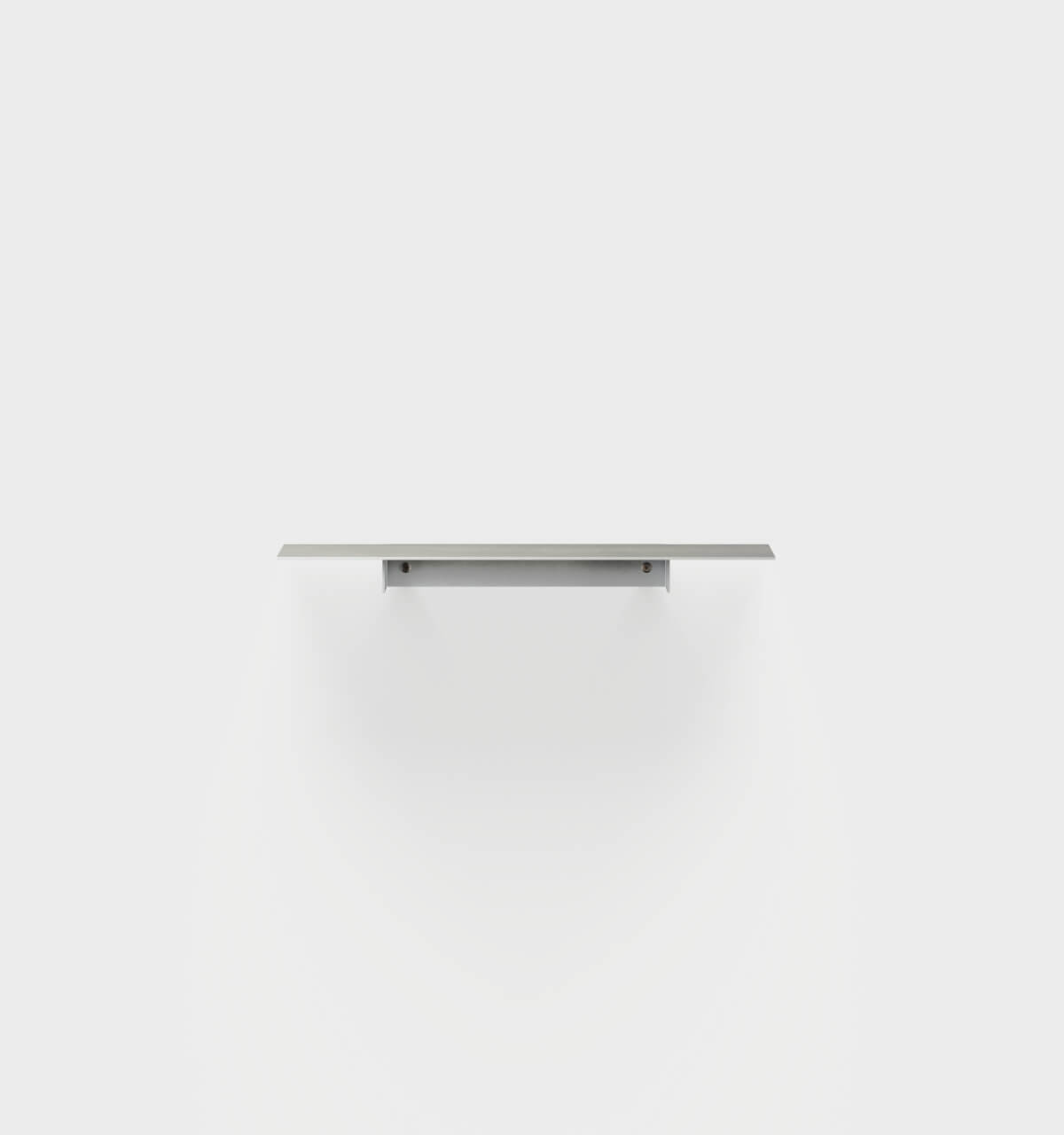 Plié Single Shelf Brushed Aluminium / 60 cm / 24 in