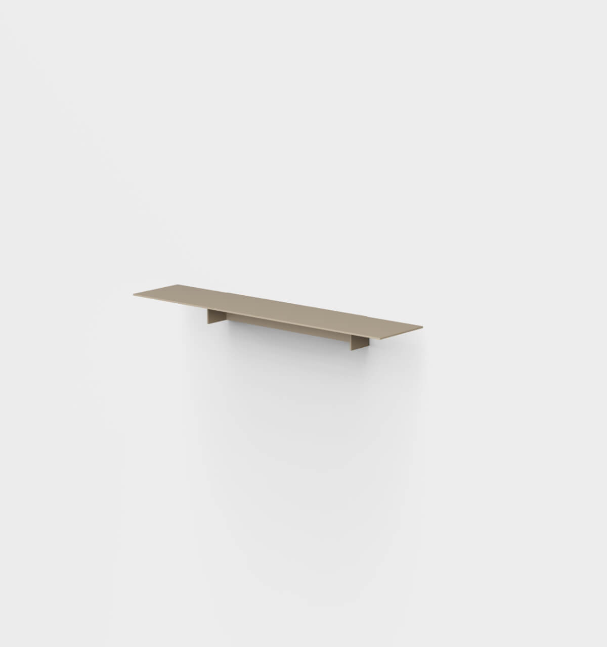 Plié Single Shelf Beige / 60 cm / 24 in