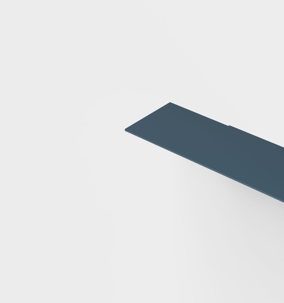 Plié Single Shelf Midnight Blue / 60 cm / 24 in