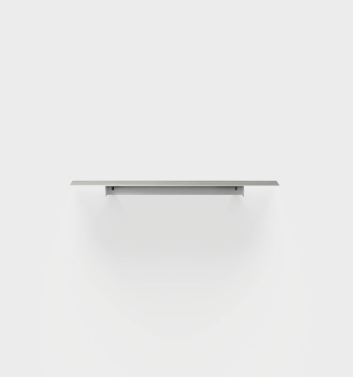 Plié Single Shelf Brushed Aluminium / 75 cm / 29.5 in