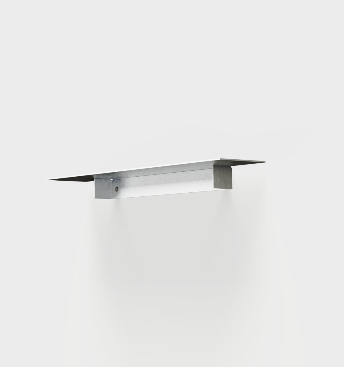 Plié Single Shelf Brushed Aluminium / 75 cm / 29.5 in