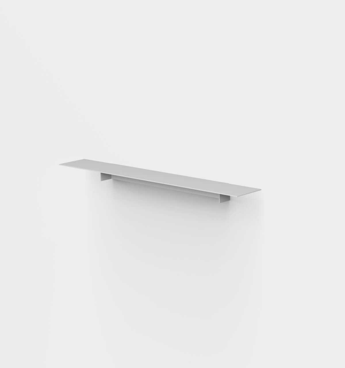 Plié Single Shelf Light Grey / 75 cm / 29.5 in