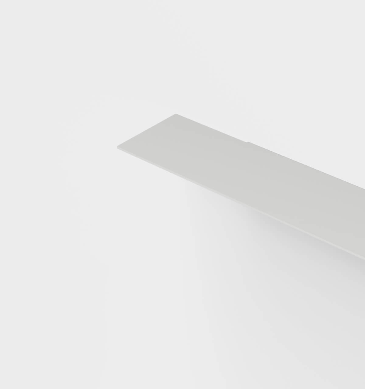 Plié Single Shelf Light Grey / 75 cm / 29.5 in