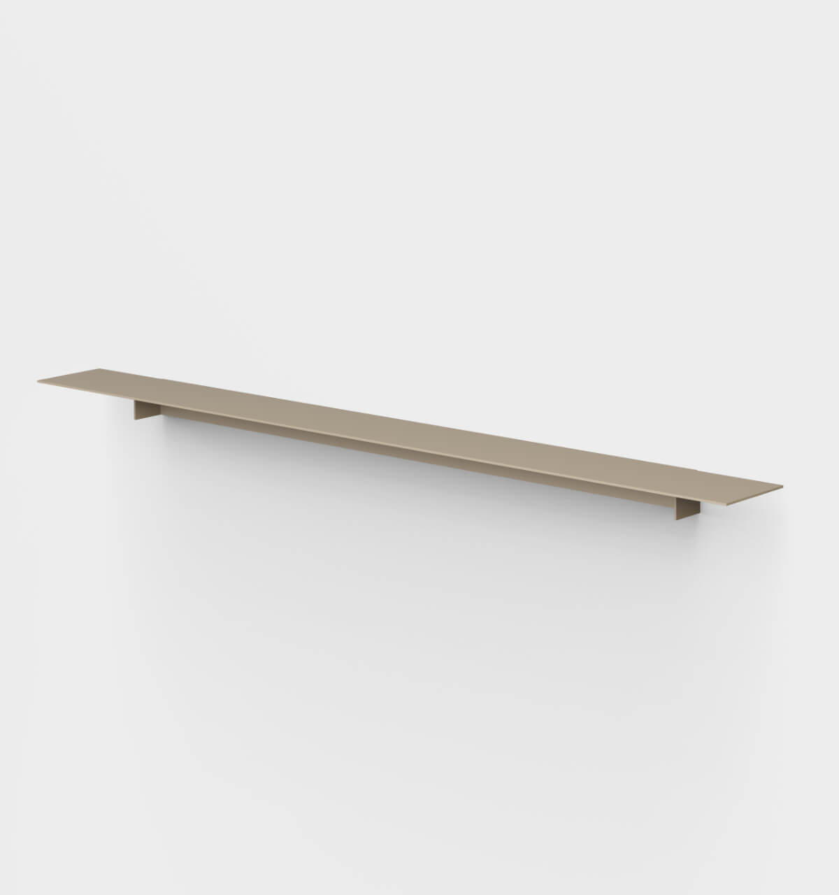 Plié Single Shelf Beige / 120 cm / 47 in