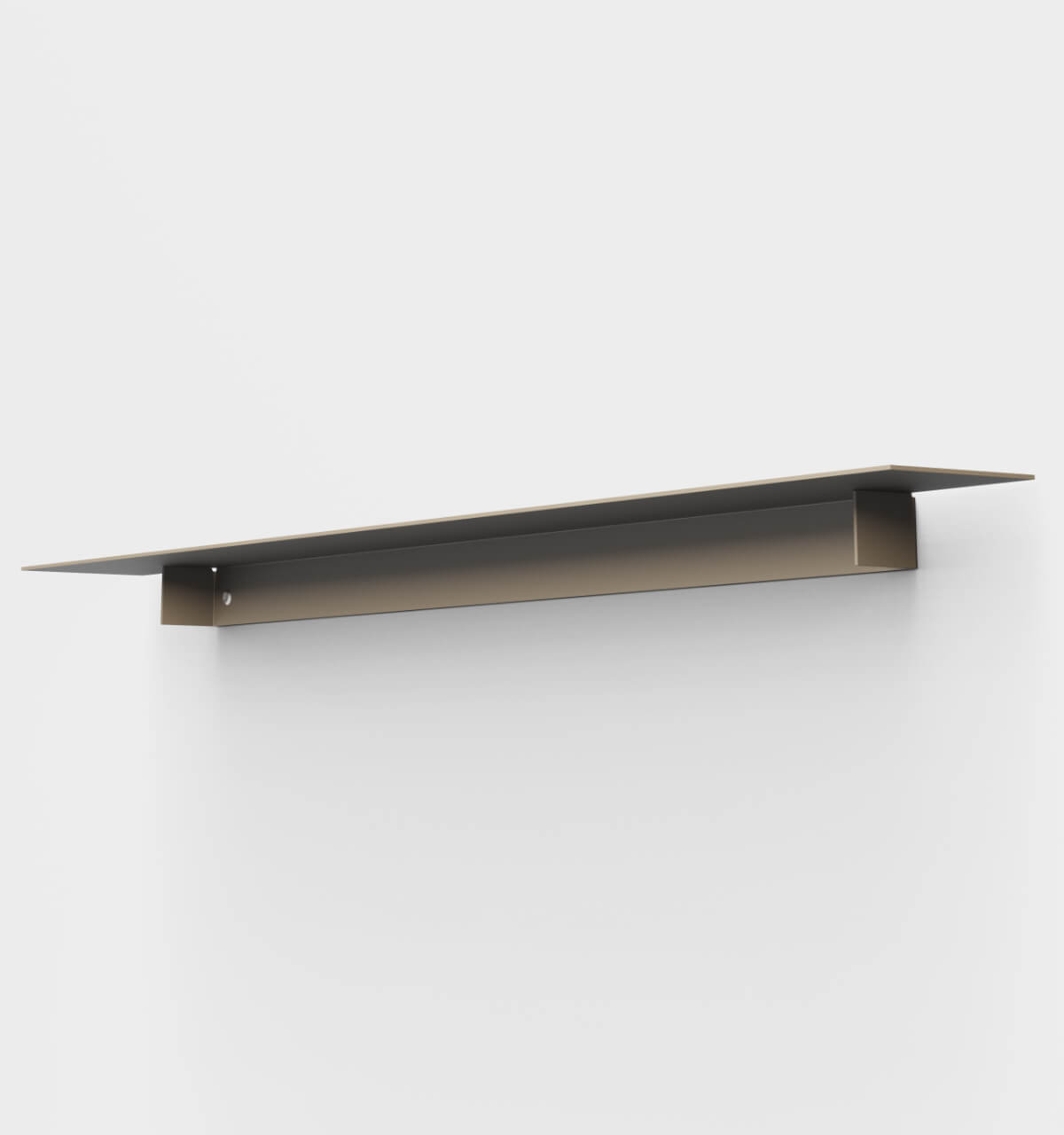 Plié Single Shelf Beige / 120 cm / 47 in