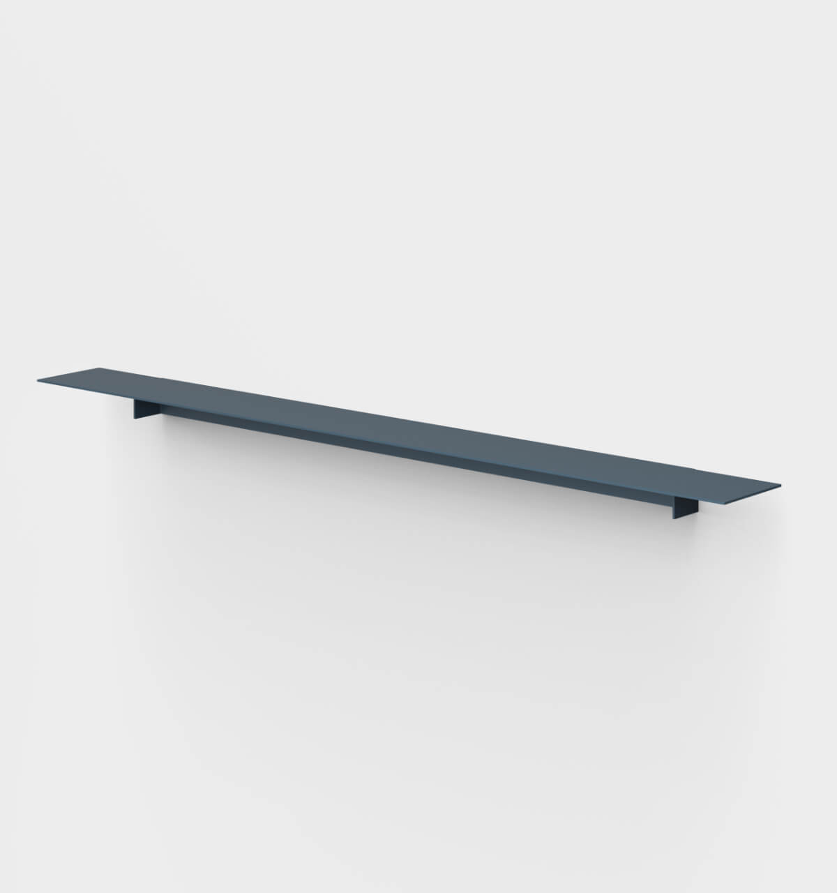 Plié Single Shelf Midnight Blue / 120 cm / 47 in