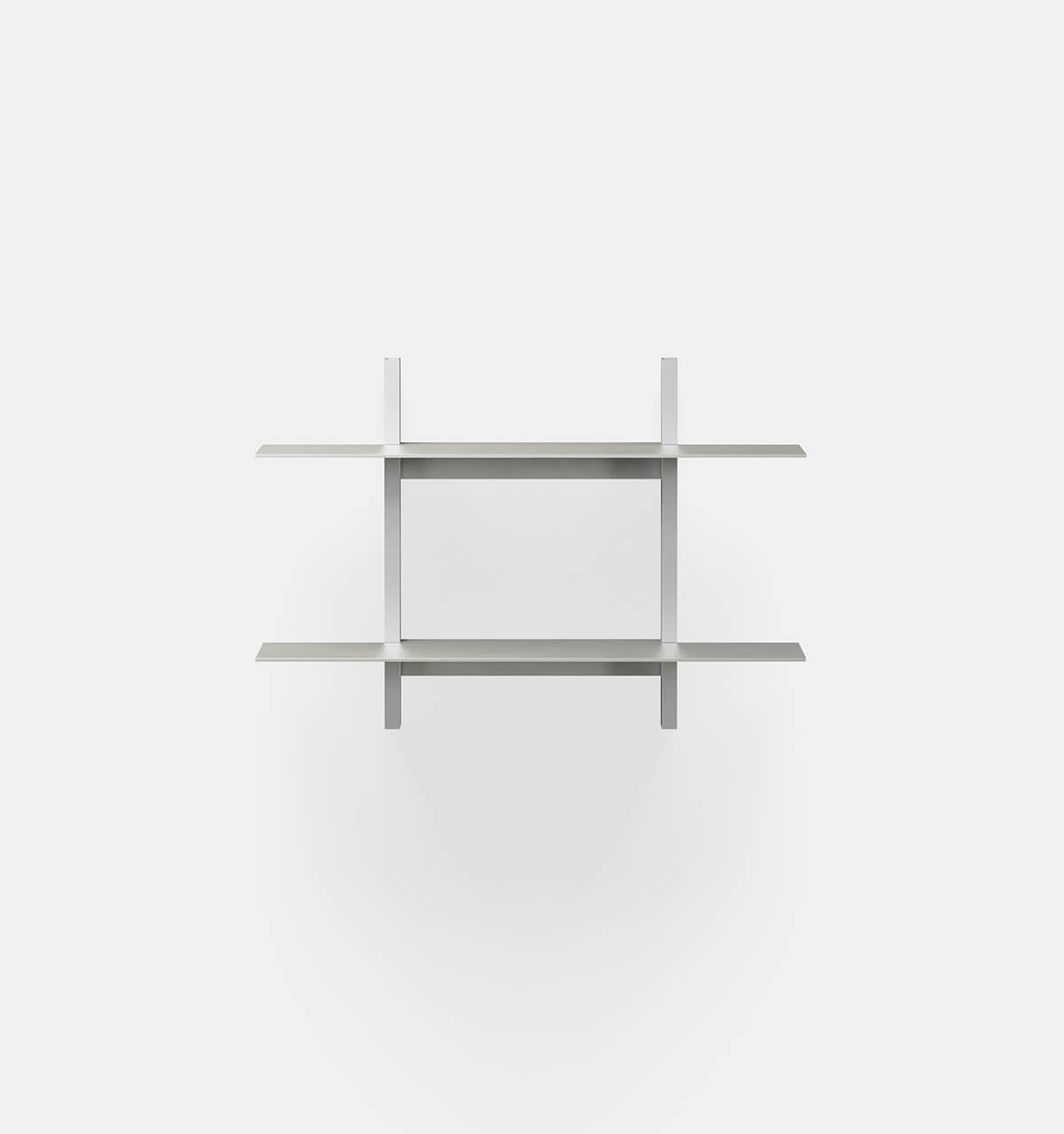Plié Wall Shelves 2 Brushed / 70 cm / 28 in