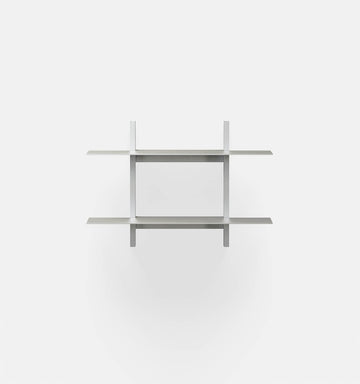 Plié Wall Shelves 2 Brushed / 70 cm / 28 in