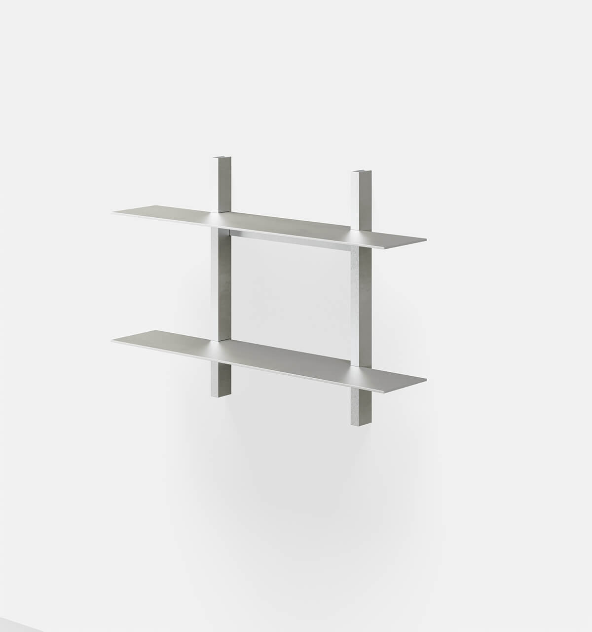 Plié Wall Shelves 2 Brushed / 70 cm / 28 in