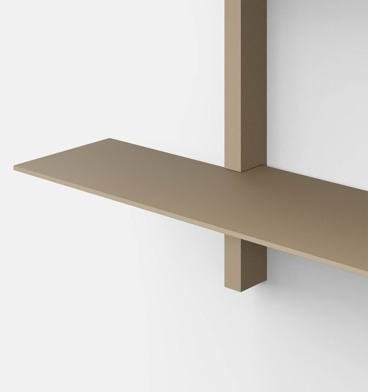 Plié Wall Shelves 2 Beige / 70 cm / 28 in