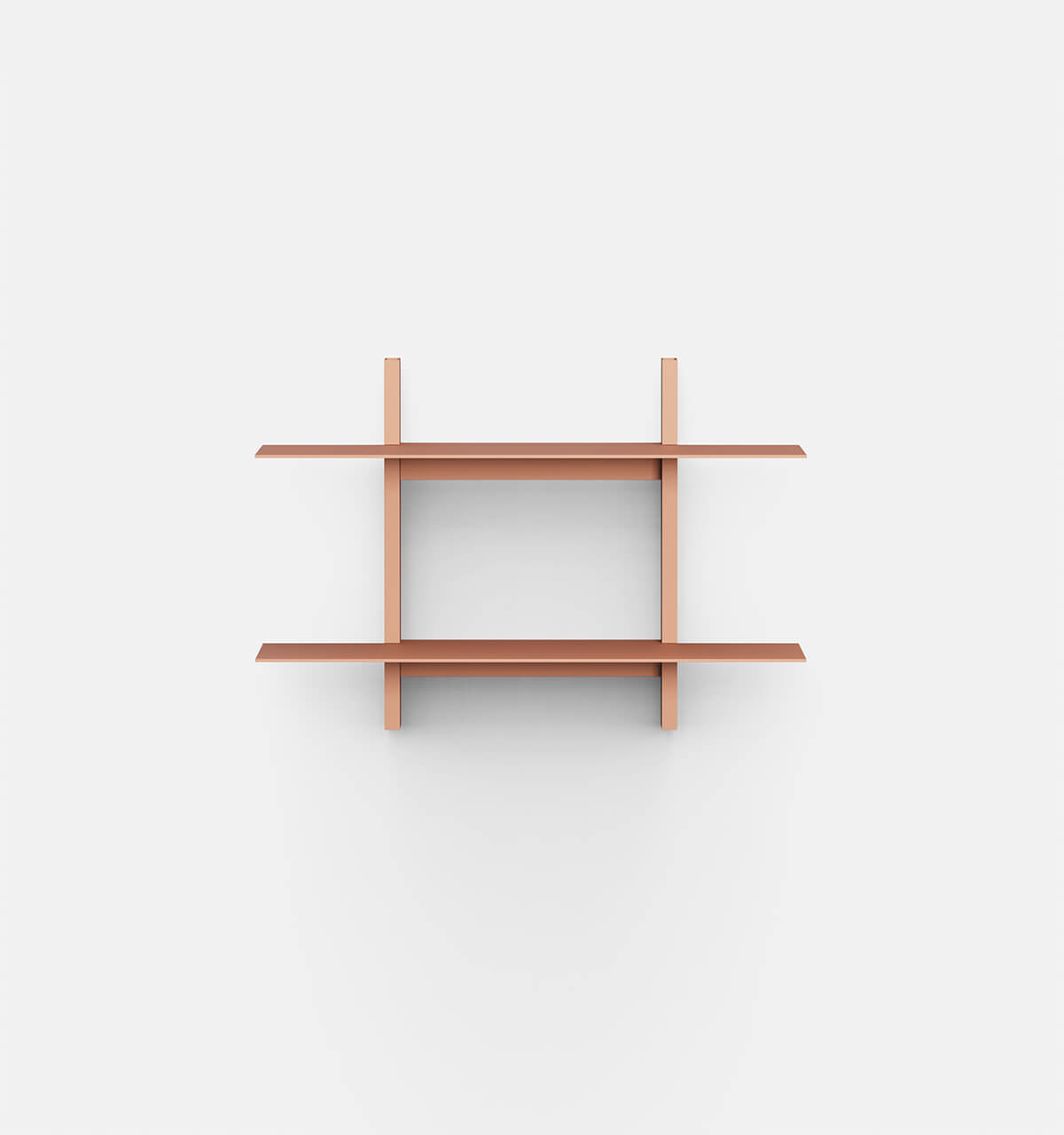 Plié Wall Shelves 2 Coral / 70 cm / 28 in