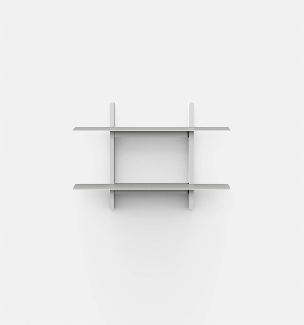 Plié Wall Shelves 2 Light Grey / 70 cm / 28 in
