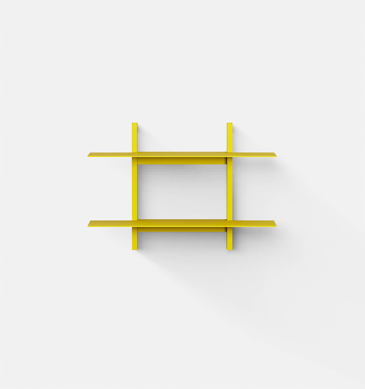 Plié Wall Shelves 2 Yellow / 70 cm / 28 in