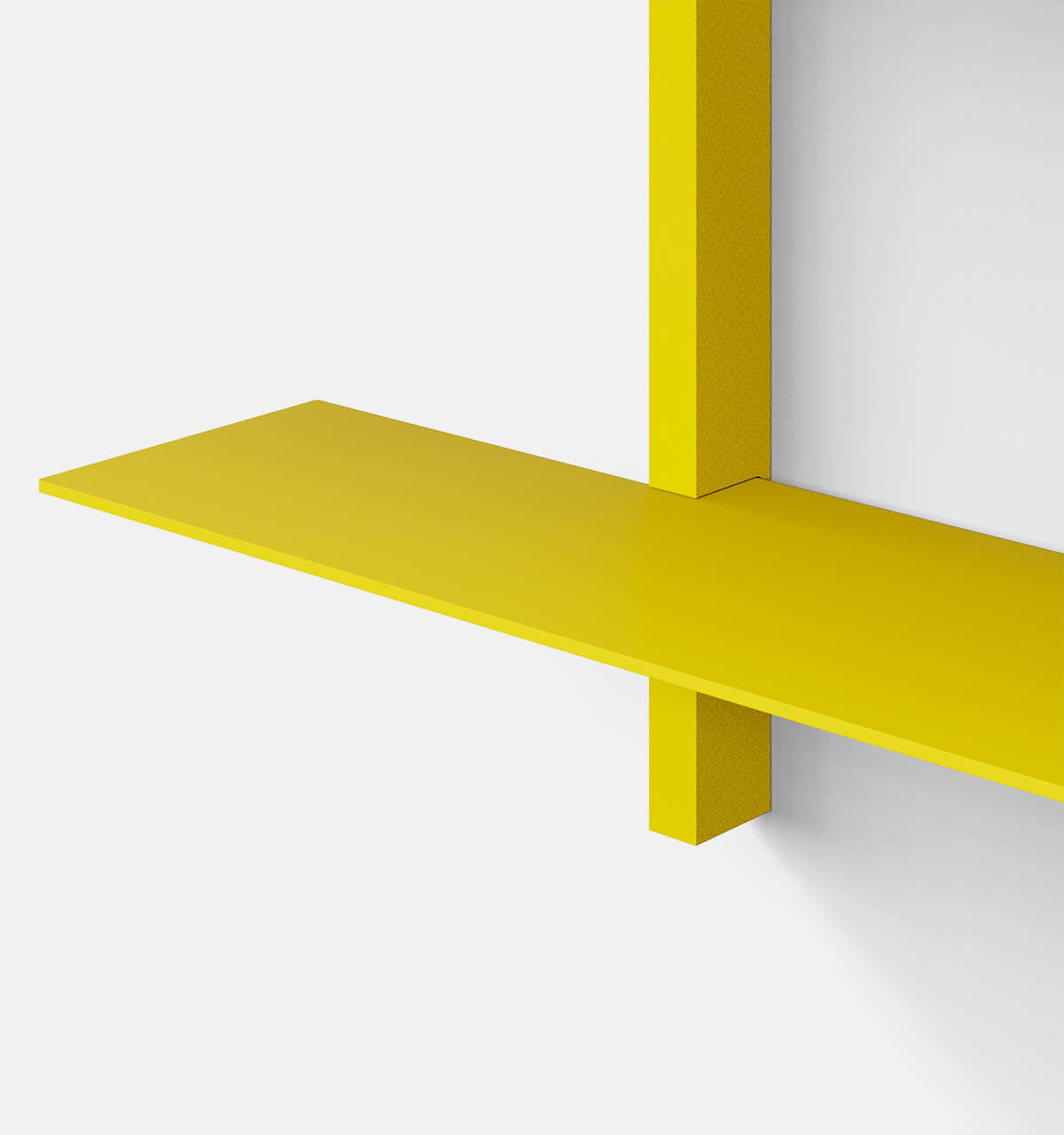 Plié Wall Shelves 2 Yellow / 70 cm / 28 in
