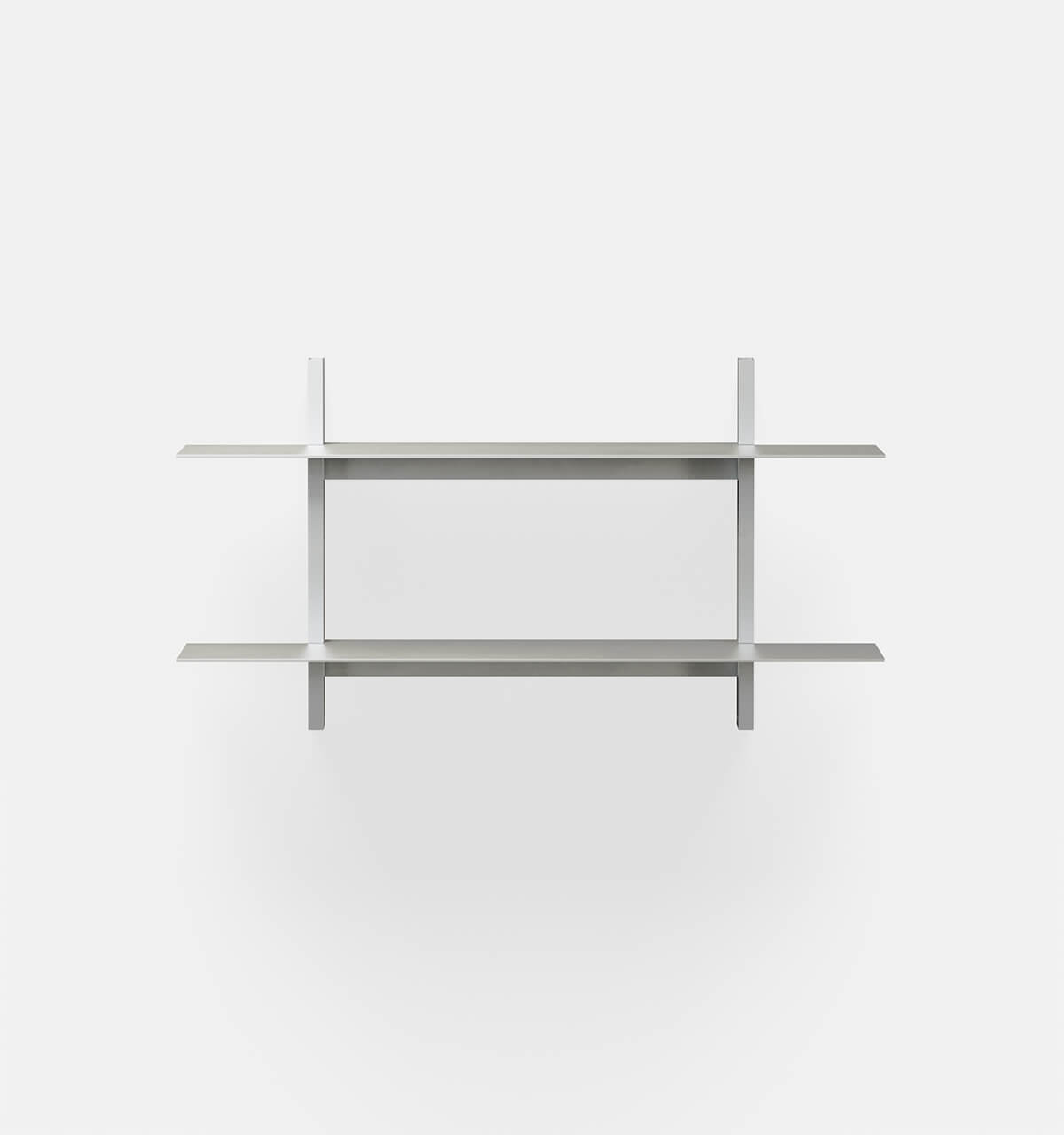 Plié Wall Shelves 2 Brushed / 90 cm / 35 in