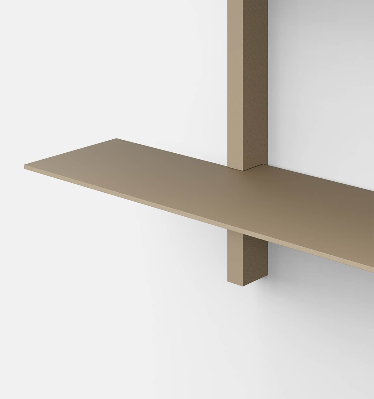 Plié Wall Shelves 2 Beige / 90 cm / 35 in