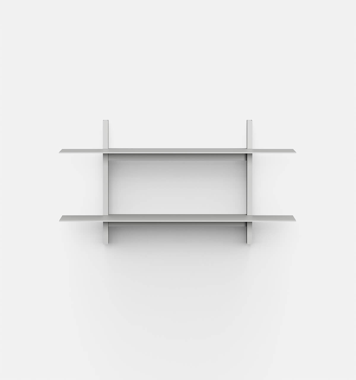 Plié Wall Shelves 2 Light Grey / 90 cm / 35 in