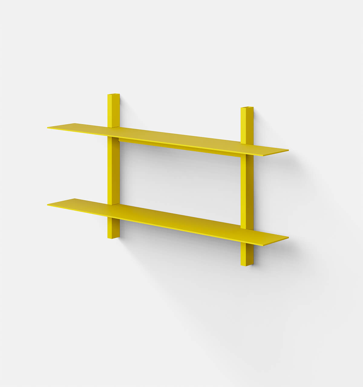 Plié Wall Shelves 2 Yellow / 90 cm / 35 in