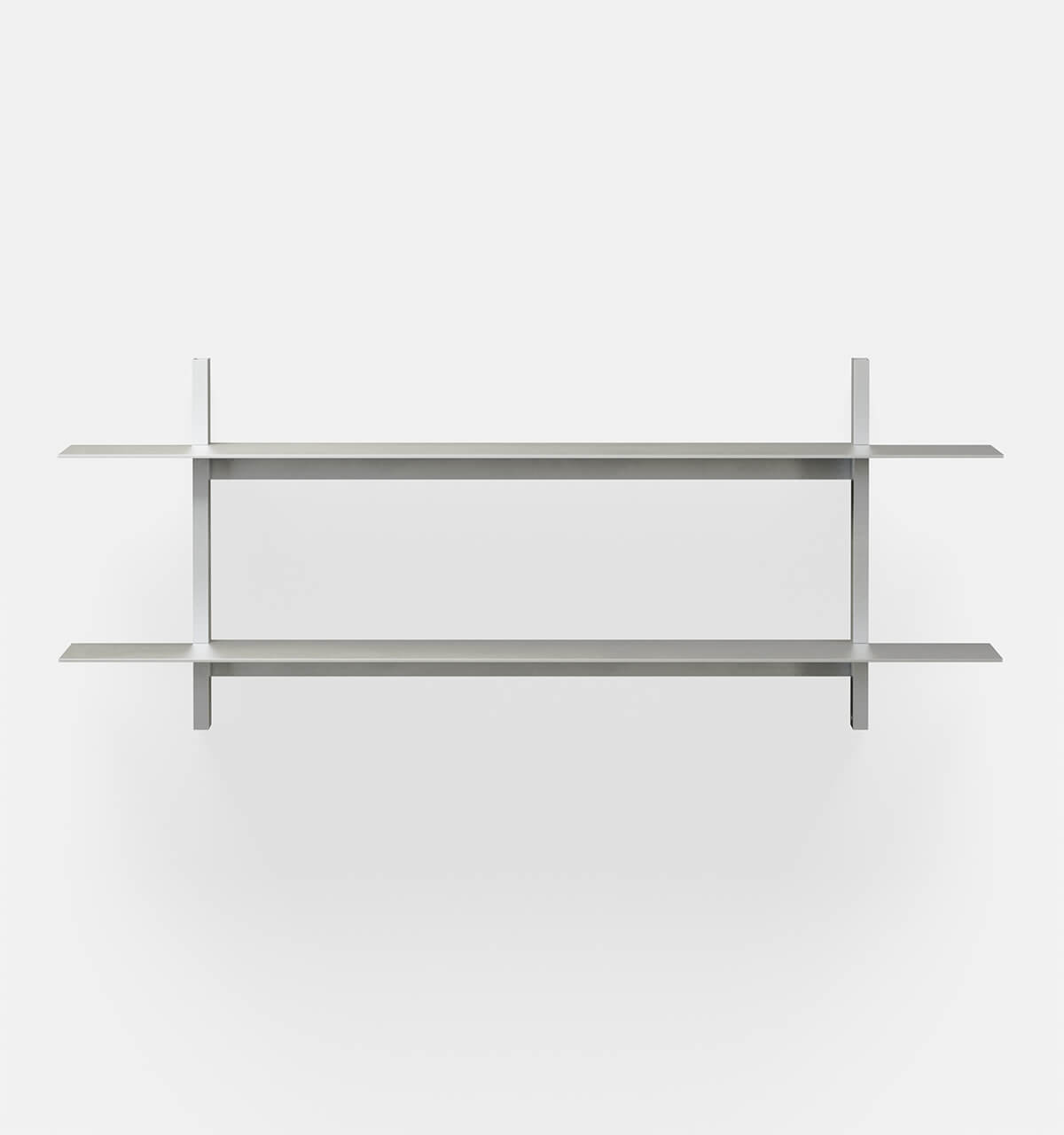 Plié Wall Shelves 2 Brushed / 120 cm / 47 in