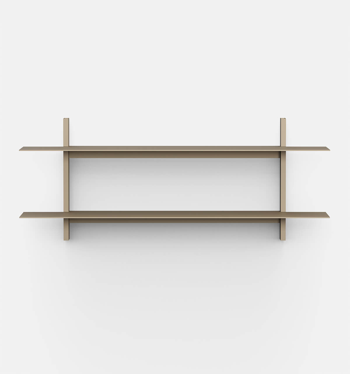 Plié Wall Shelves 2 Beige / 120 cm / 47 in
