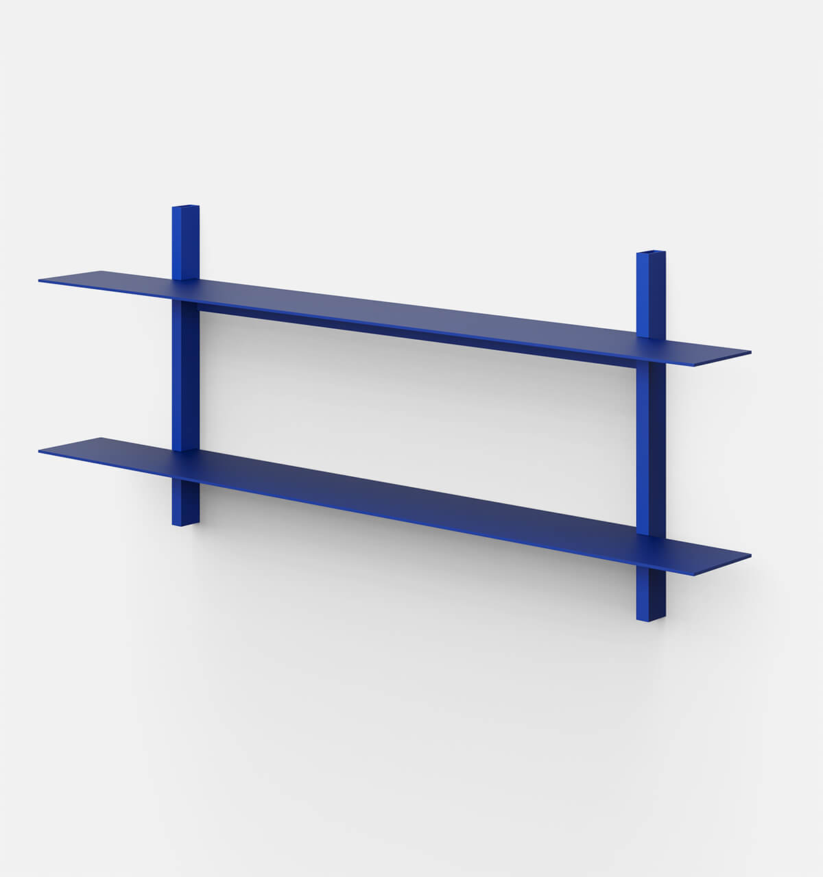 Plié Wall Shelves 2 Ultramarine / 120 cm / 47 in