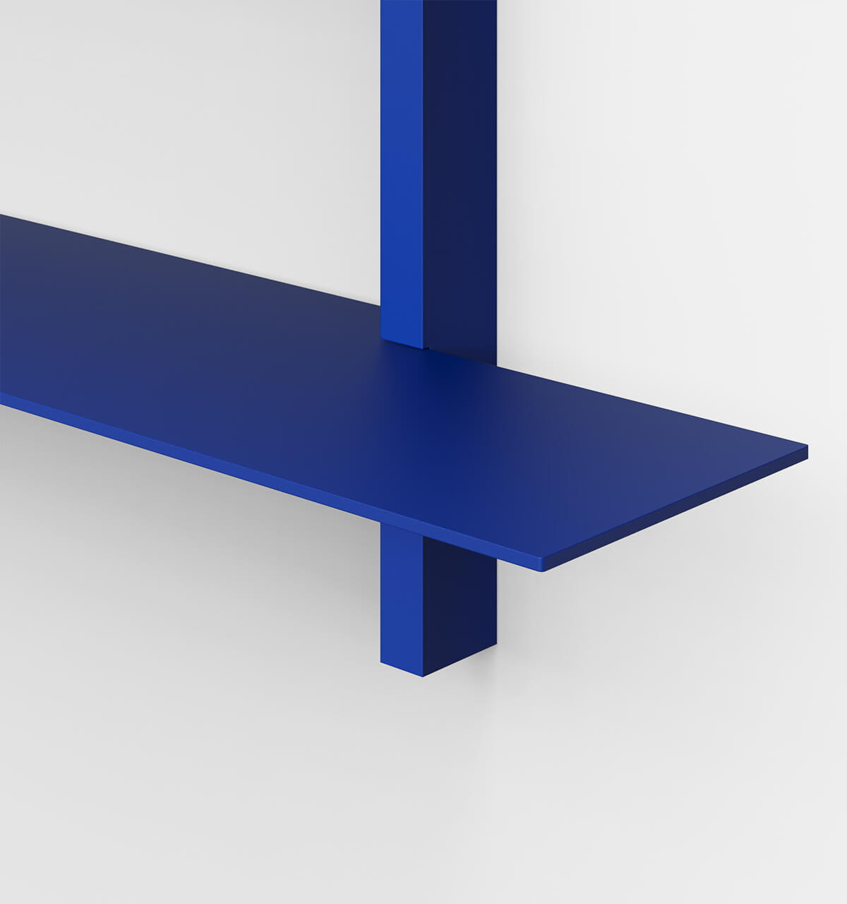 Plié Wall Shelves 2 Ultramarine / 120 cm / 47 in