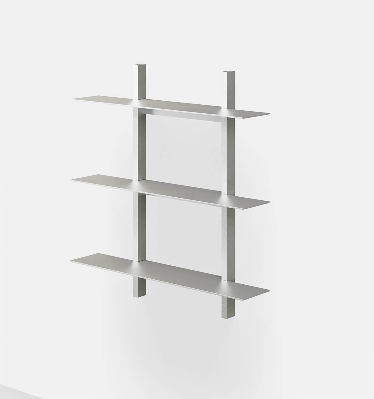 Plié Wall Shelves 3 Brushed / 70 cm / 28 in