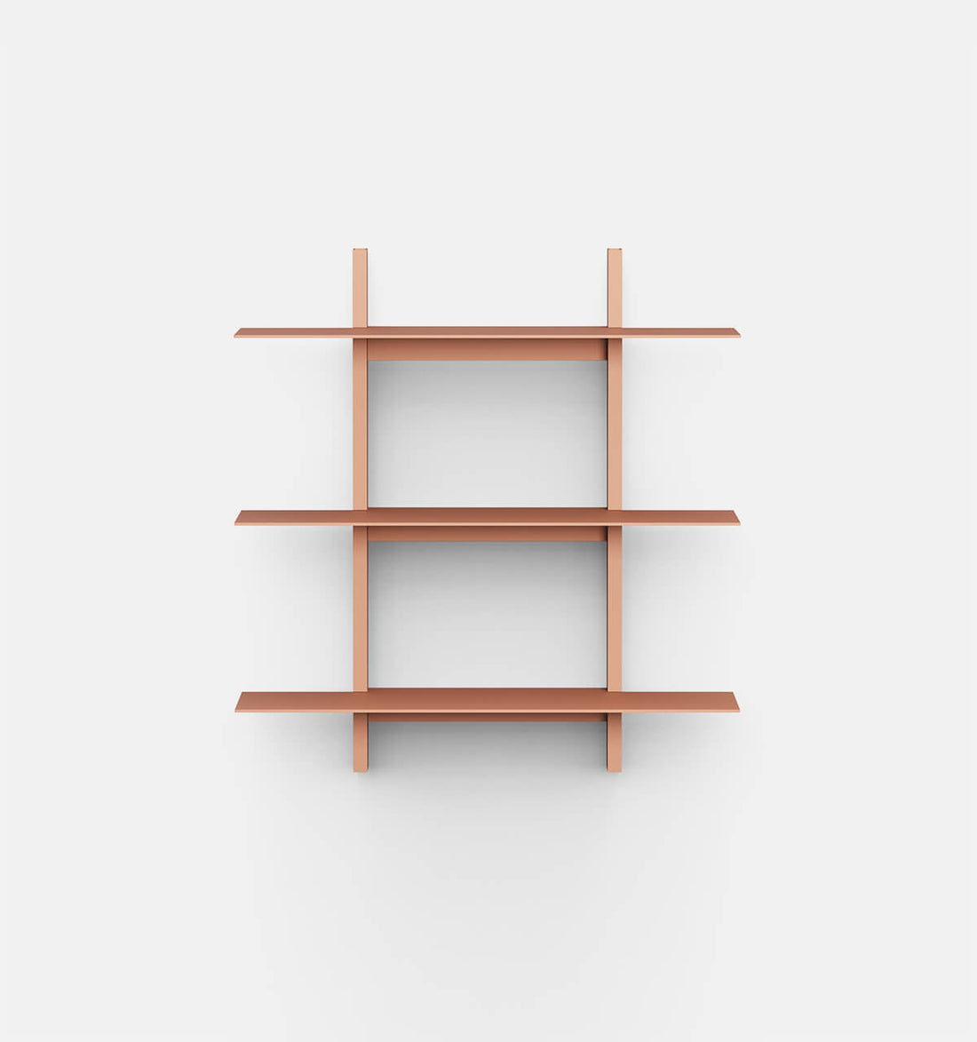 Plié Wall Shelves 3 Coral / 70 cm / 28 in