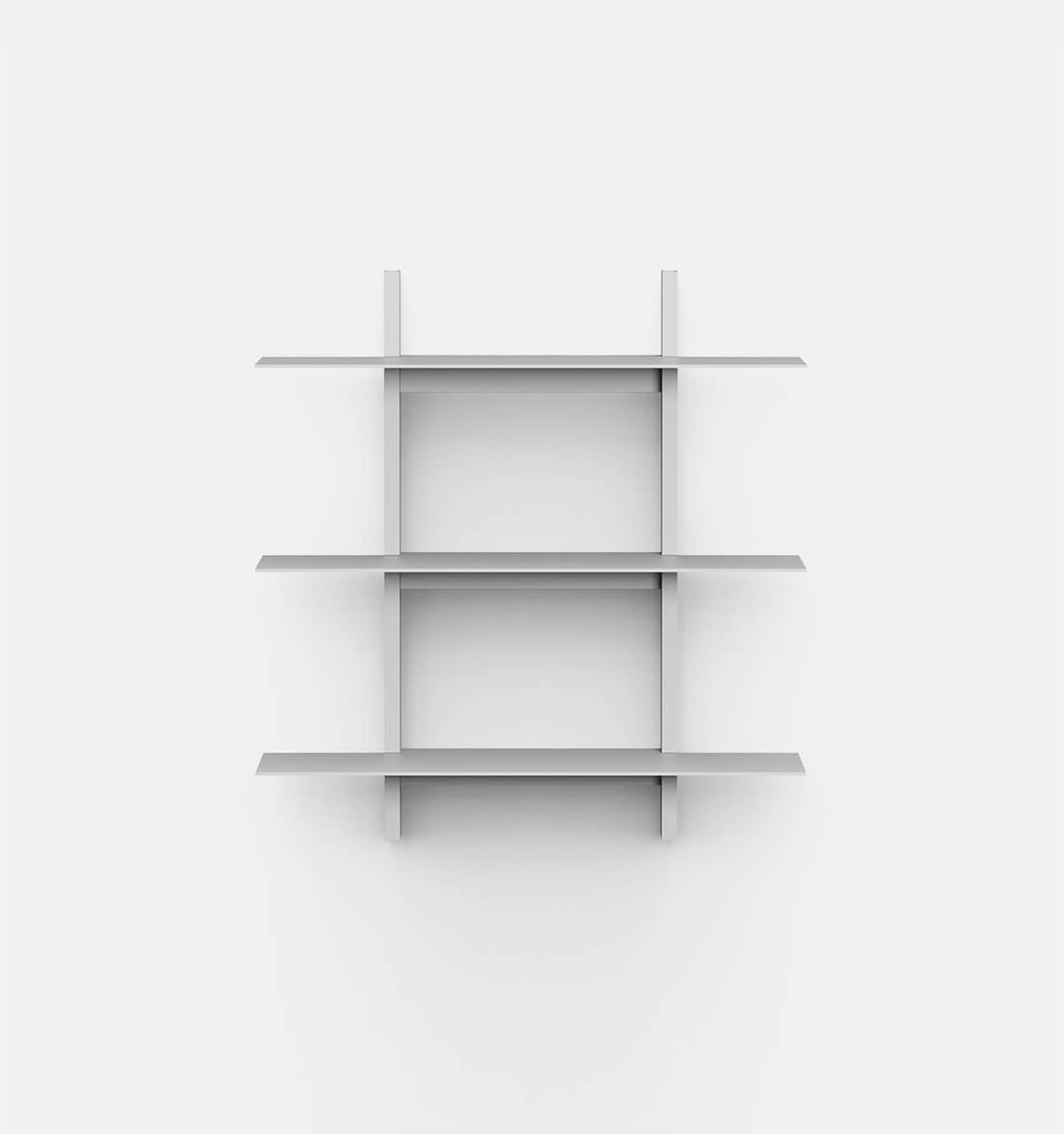Plié Wall Shelves 3 Light Grey / 70 cm / 28 in