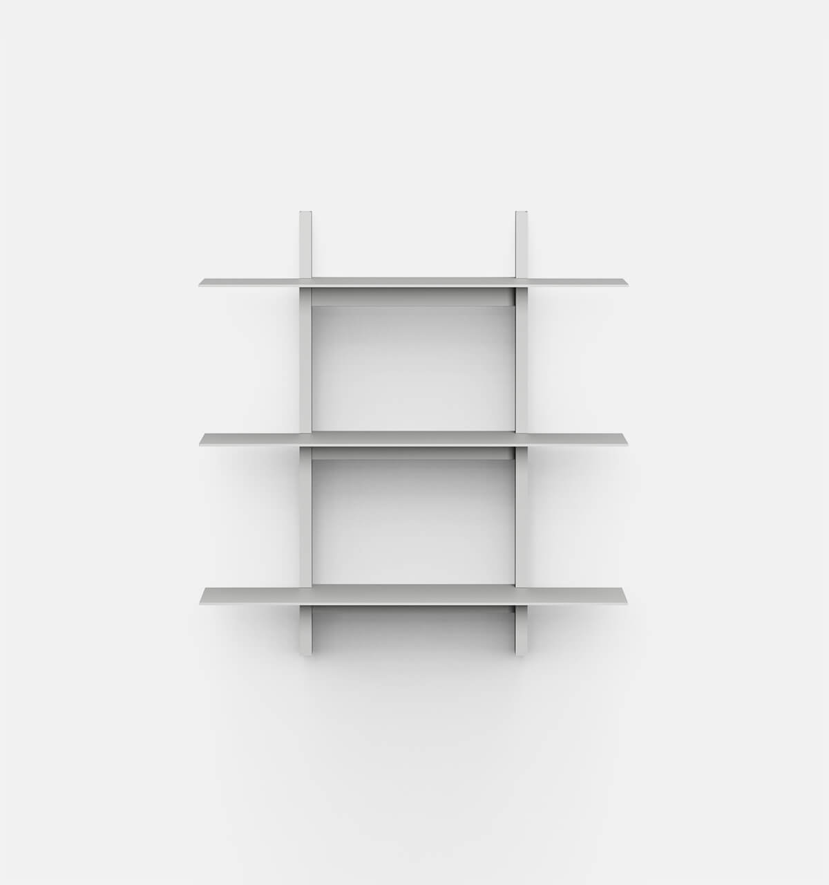 Plié Wall Shelves 3 Light Grey / 70 cm / 28 in