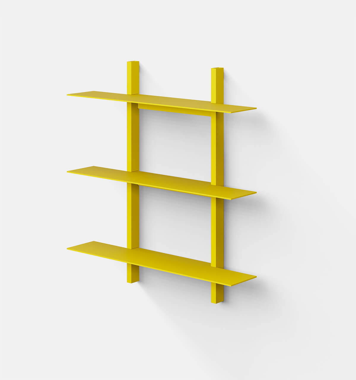 Plié Wall Shelves 3 Yellow / 70 cm / 28 in