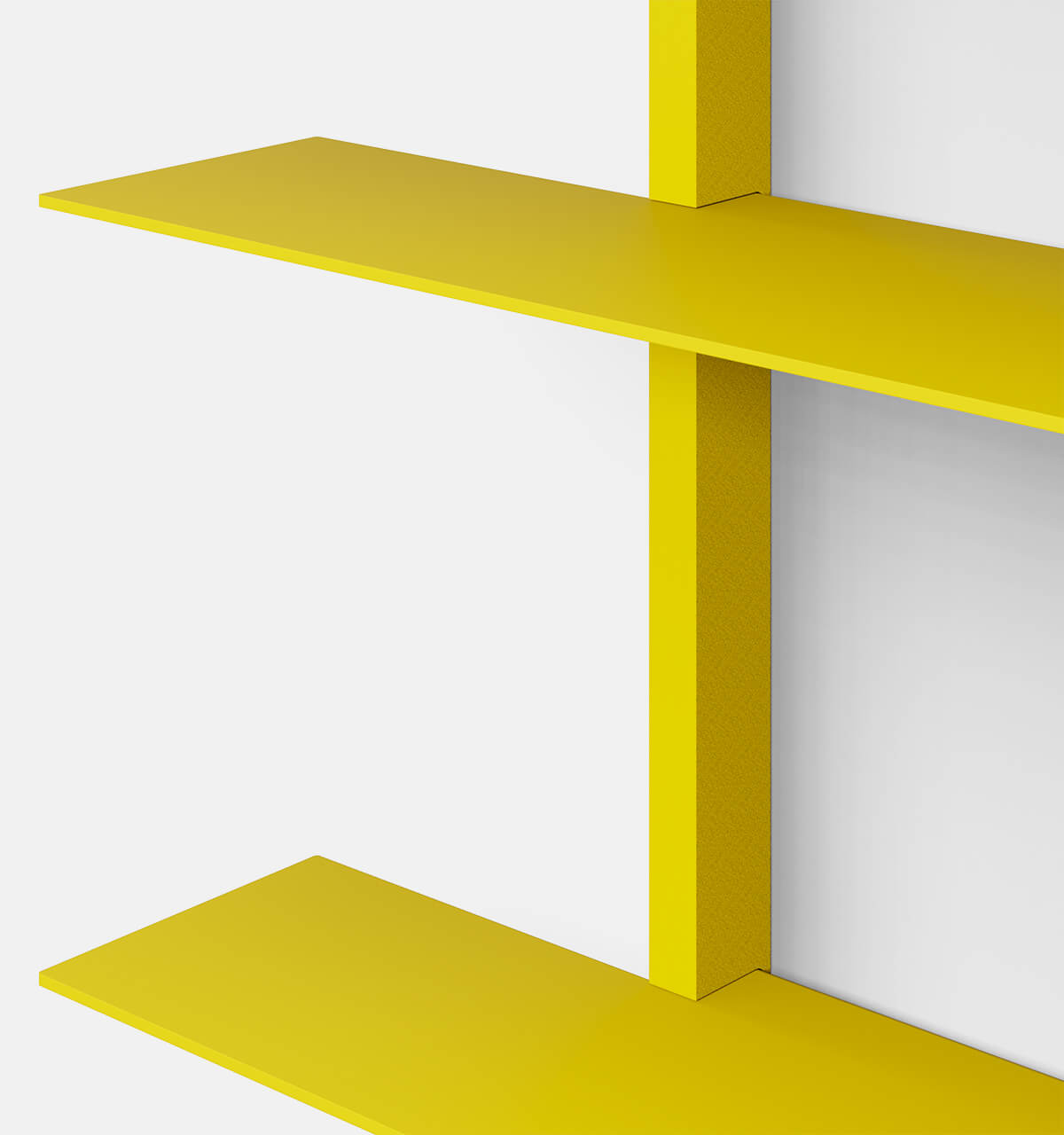 Plié Wall Shelves 3 Yellow / 70 cm / 28 in