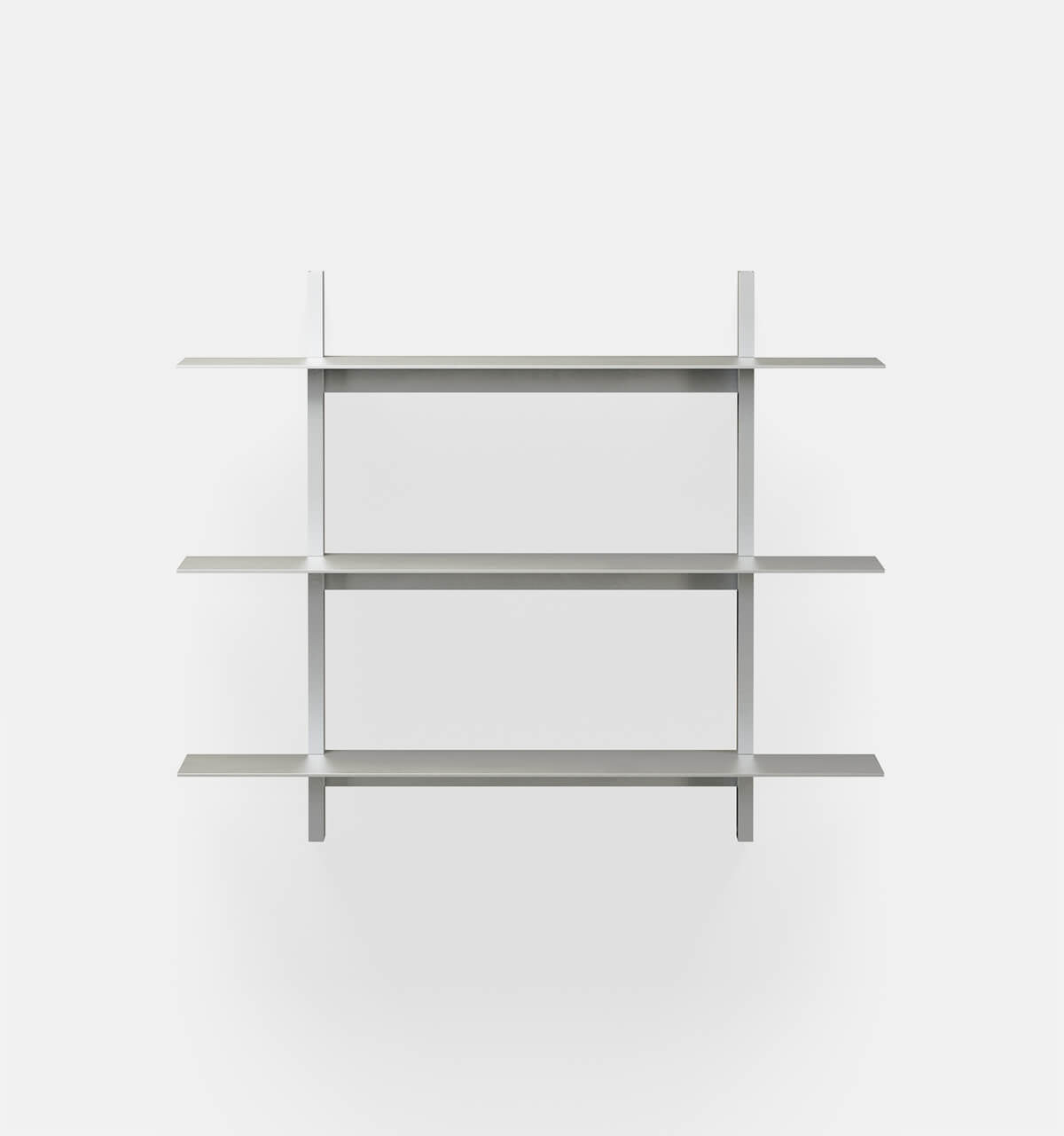 Plié Wall Shelves 3 Brushed / 90 cm / 35 in