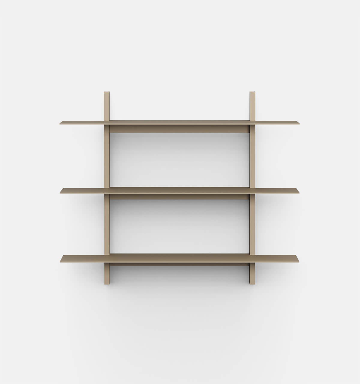 Plié Wall Shelves 3 Beige / 90 cm / 35 in