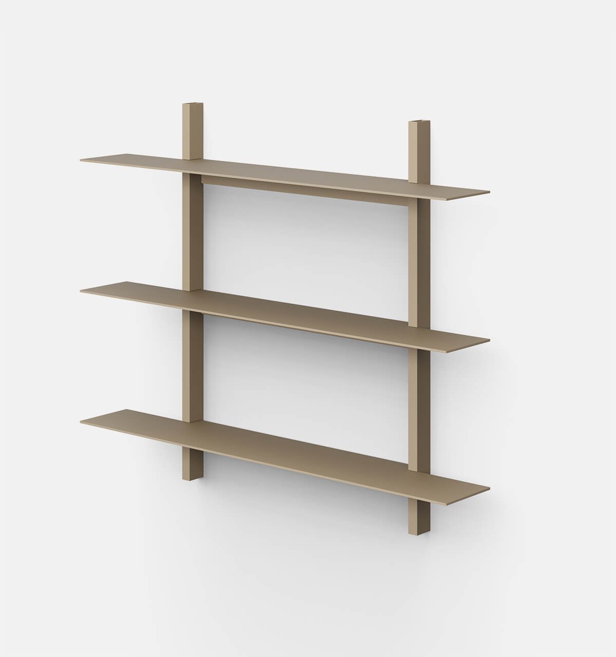 Plié Wall Shelves 3 Beige / 90 cm / 35 in