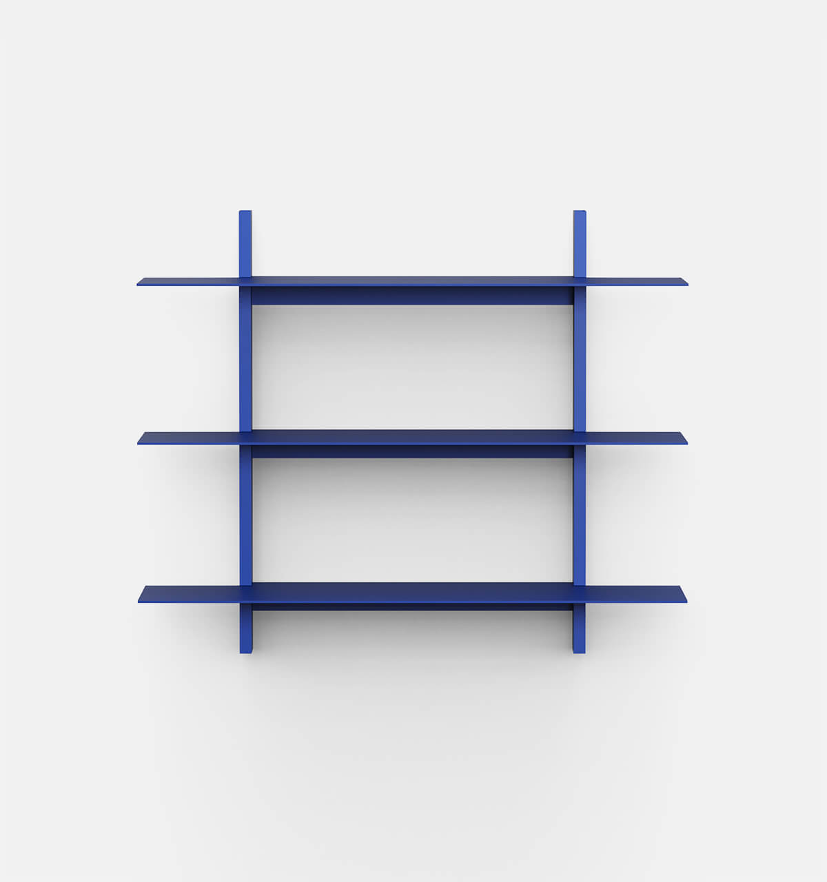 Plié Wall Shelves 3 Ultramarine / 90 cm / 35 in