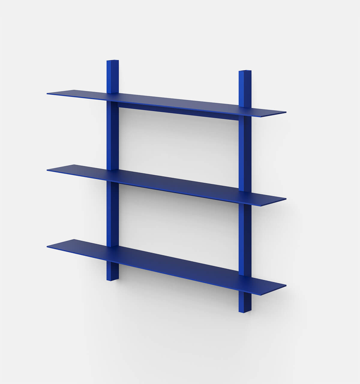 Plié Wall Shelves 3 Ultramarine / 90 cm / 35 in