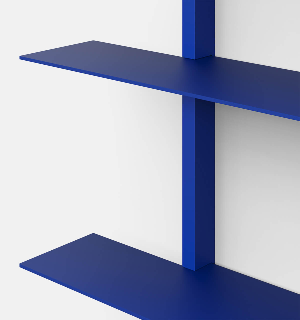 Plié Wall Shelves 3 Ultramarine / 90 cm / 35 in