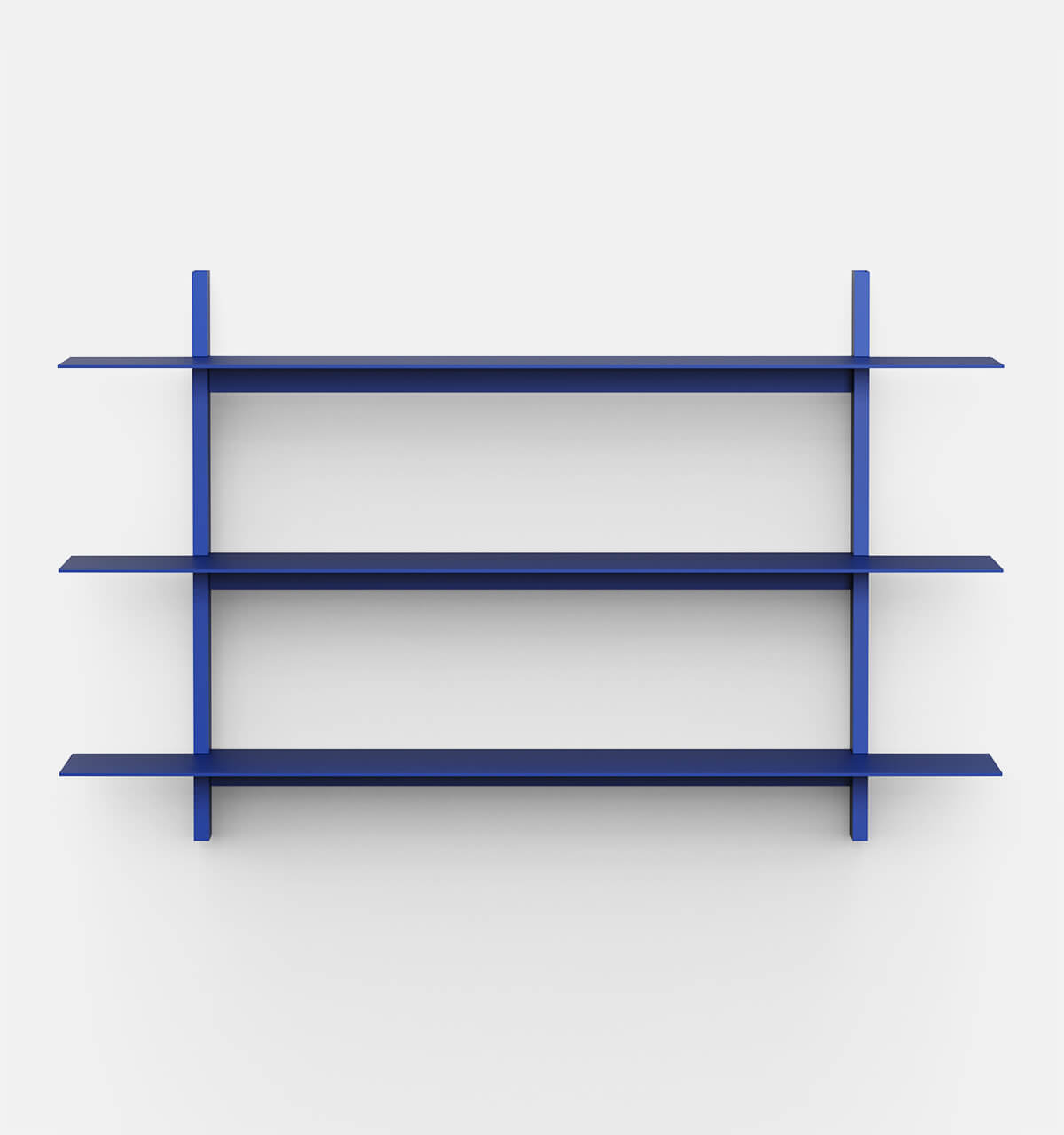 Plié Wall Shelves 3 Ultramarine / 120 cm / 47 in