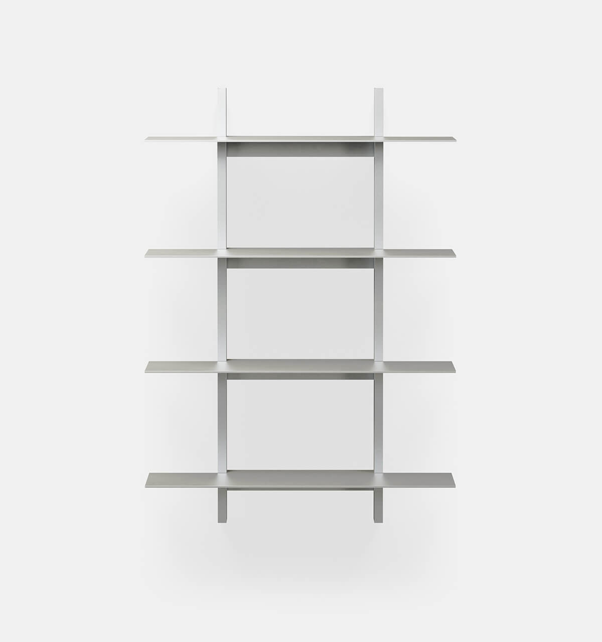 Plié Wall Shelves 4 Brushed / 70 cm / 28 in